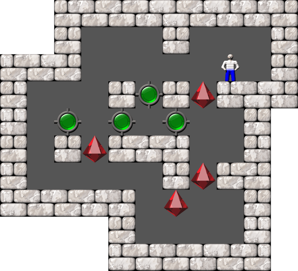 Sokoban Mass Remodel level 1094